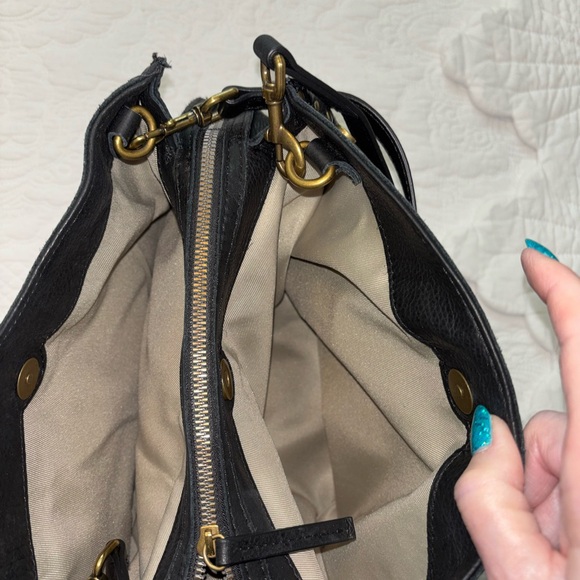 Black Studded Women's Bag - Picture 5 of 7